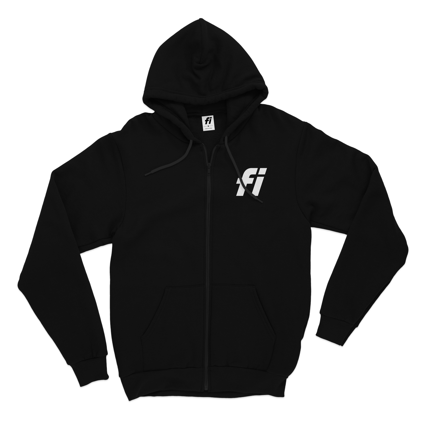 Fi "Run Wild" Zip Up Sweatshirt (Black)